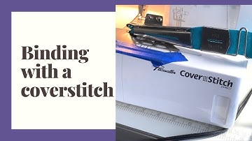 Binding with a coverstitch using a cheap attachment