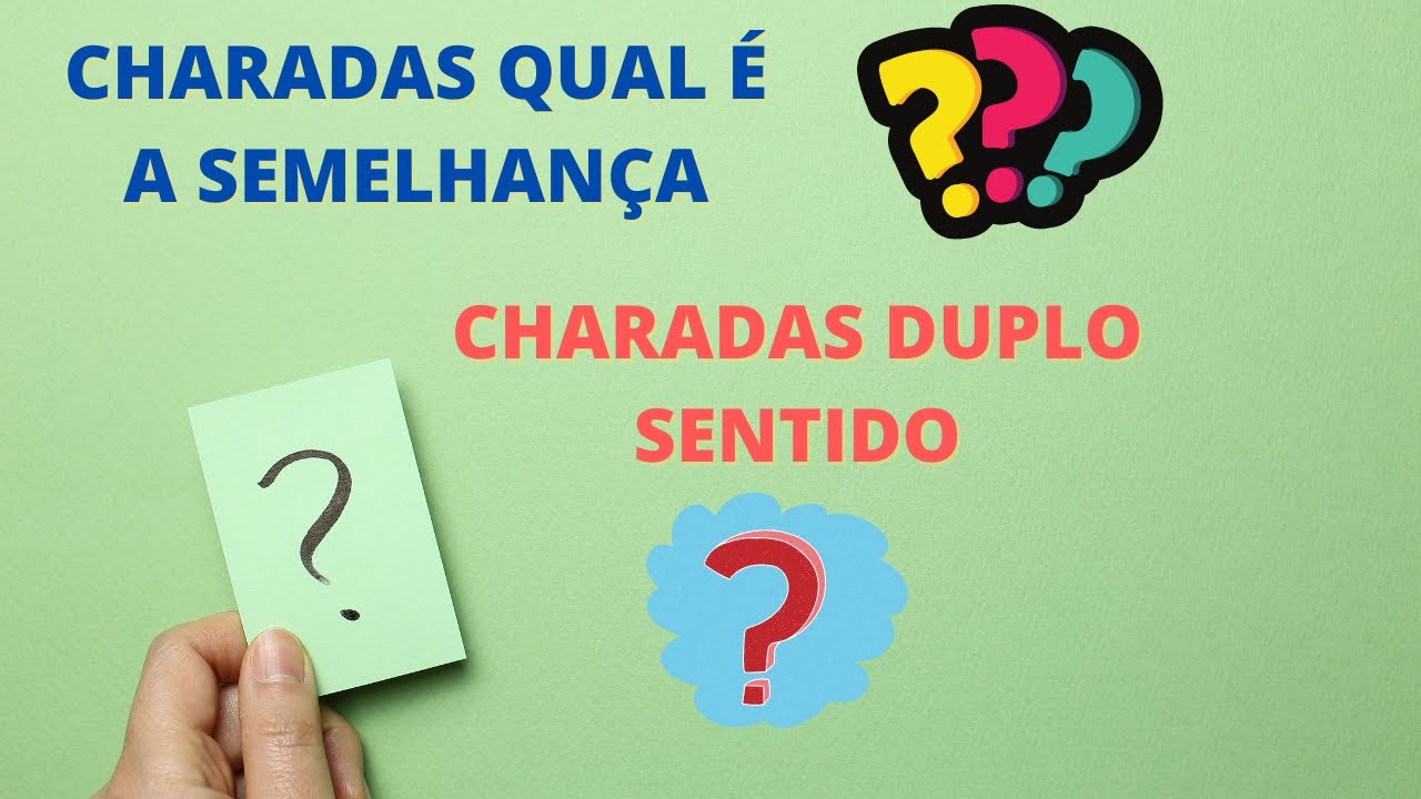 Charadas de Duplo Sentido com Respostas - Geniol