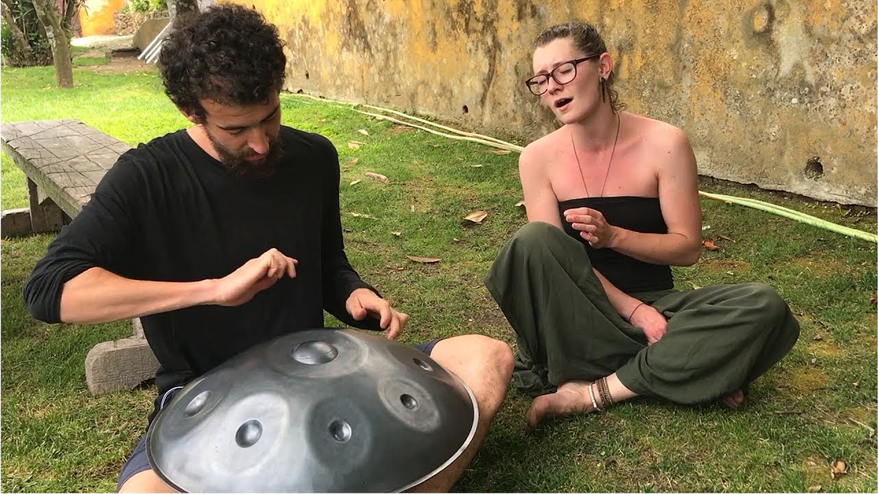Handpan and voice improvisation | Asachan | Kabeção & Isabelle Juliet