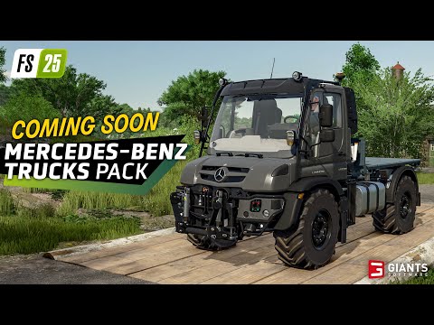 《模擬農場 25》 Mercedes-Benz Trucks Pack 公告預告片