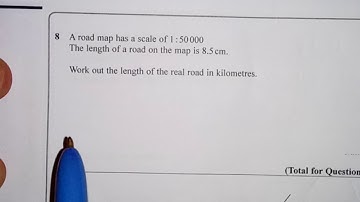 Scales and Ratio.   Foundation New GCSE (9-1) Calculator Exam Question