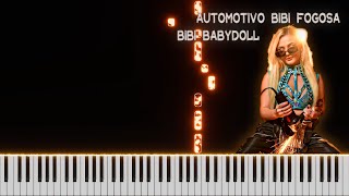 Video thumbnail of "Bibi Babydoll - Automotivo Bibi Fogosa на пианино | Piano Tutorial"