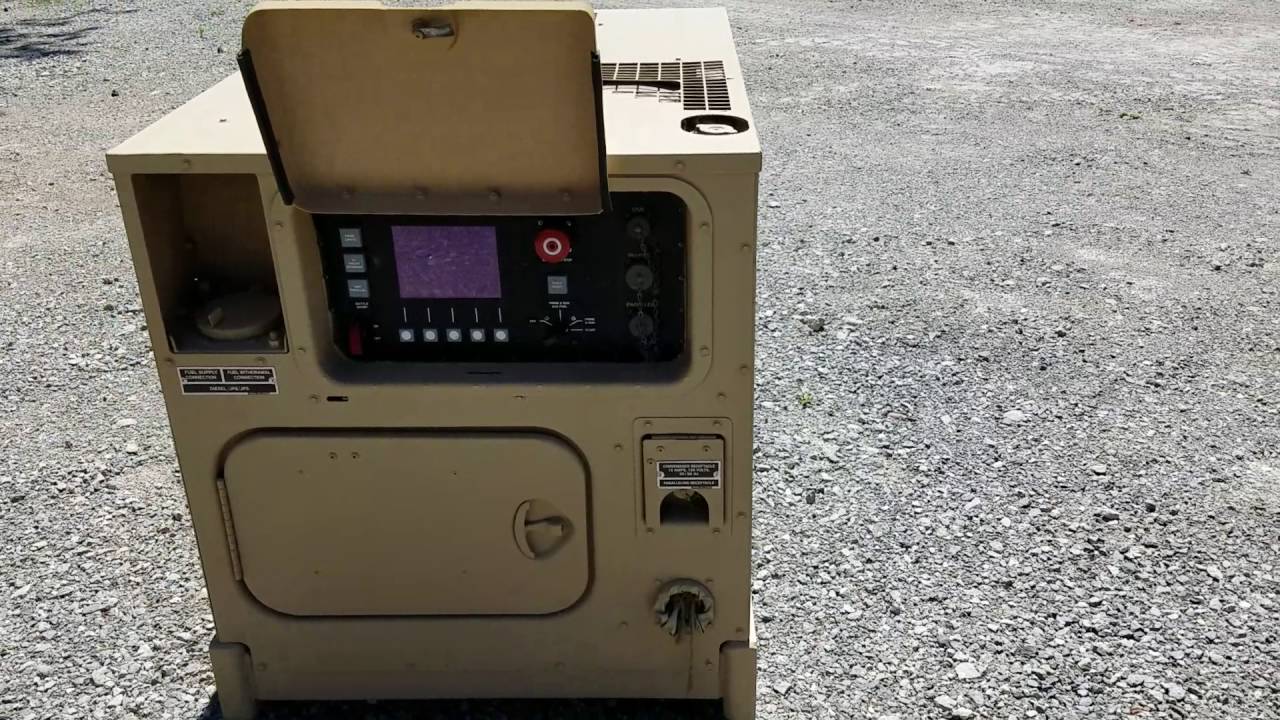 Cummins MEP 1030 Diesel Military Generator AMMPS 5KW Tactical 60HZ Cummins MEP 1030 Diesel Military Generator AMMPS 5KW Tactical 60HZ