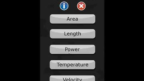 mConvert - a handy unit converter for WVGA windows phone
