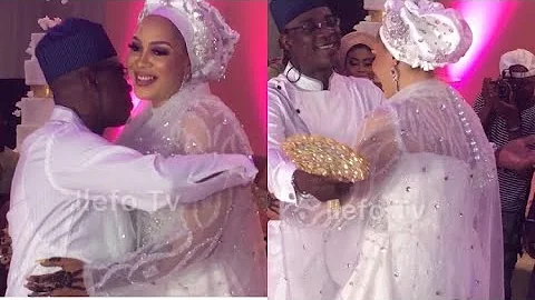 THIS WILL MAKE YOU FIND LOVE AGAIN,AS WASIU AYINDE  DANCE PASSIONATELY WITH NEWLY  WEDDED EMANUELLA