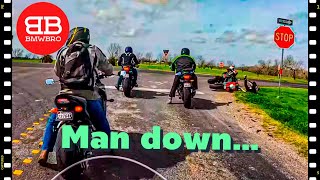 DUCATI CRASHES INTO BMW S1000RR