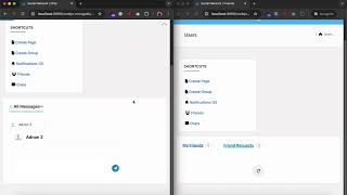 Friends and Realtime end-to-end encrypted Chat - Node JS and Mongo DB