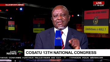 Wrap of Cosatu Congress day 1: Lehana Tsotetsi