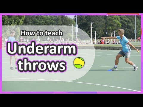 Underarm throws (grade K-3) | Throwing & catching › Teaching Fundamentals of PE
