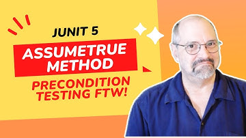 The assumeTrue method