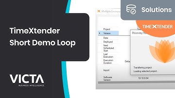 Victa TimeXtender Solutions - Short Demo Loop