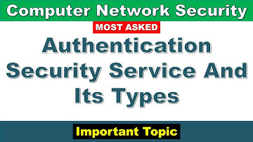 Authentication Security Services || BCA 6th Semister || CCSU || Computer Network Security