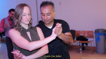 Bachata dancing at SotoMambo con www.Latinconsabor.com in the house!!!