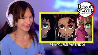 Demon Slayer Season 4 Opening | First Time Reaction