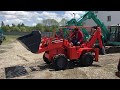 Погрузчик-экскаватор Kubota RW25. Короткий тест.