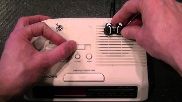 Circuit Bent Sony Dream Machine Alarm Clock Radio White Noise Generator