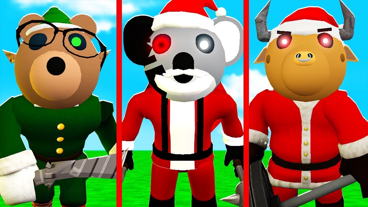 🐷 PIGGY WINTER HOLIDAY SKIN SECRETA e HISTÓRIA de NATAL 🎄 Roblox 