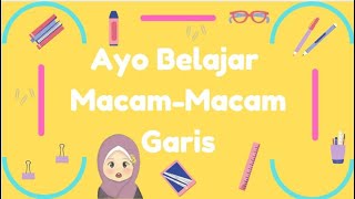 Belajar Mengenal Macam-Macam Garis // PAUD/TK/RA
