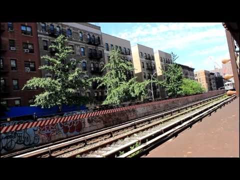 IRT Subway: R62/A (1) Trains at the 135th St. & 122nd St. Portals