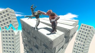 1 vs 1 Battle on Building Reloaded - Animal Revolt Battle Simulator