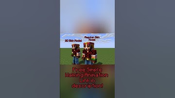 Simple Walking Animation | Mine Imator Template