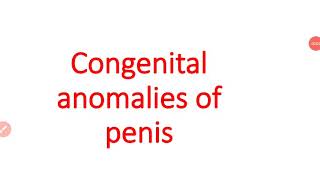 Congenital anomalies of penis VB ayurveda