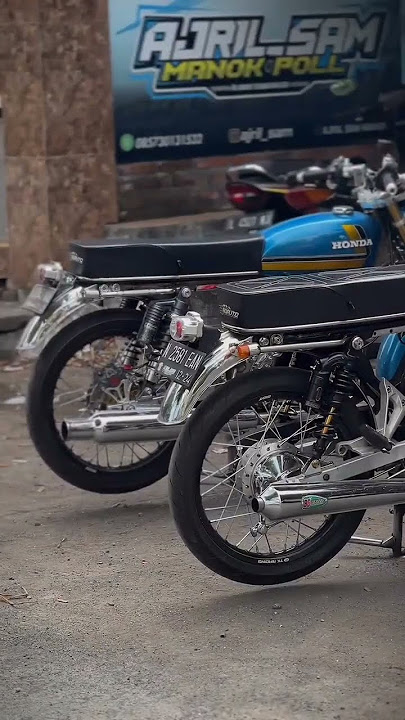 Cinematic motor CB modifikasi kembar tak seirama#story wa #cbindonesia #cbmodifikasi