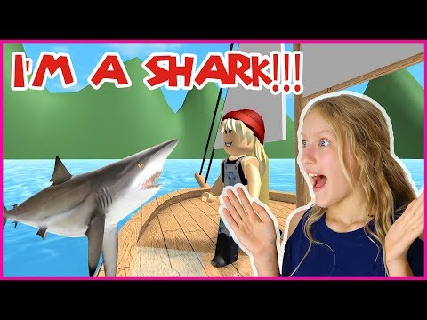 I Turned Into A Shark And Ate Everyone Youtube - karina playing roblox shark bite