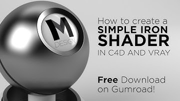 How to create a Simple Iron Shader in vray and c4d