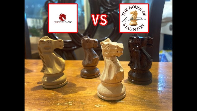  CHESSBAZAAR The Sinquefield Cup 2017 Reproduced Original Chess  Pieces in Genuine Ebony Wood & Boxwood - 3.75 King : Toys & Games