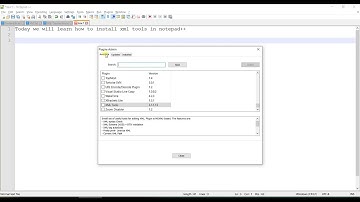 How to install XML tools in Notepad++