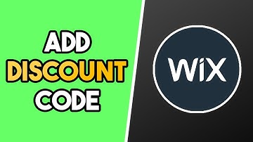 How to Add Discount Code on Wix (2021)