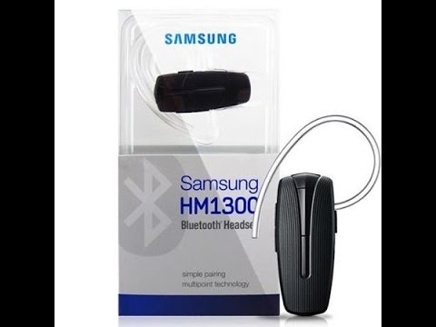 WayTechBr - Unboxing Fone De Ouvido Bluetooth Original Samsung Mono Hm1300  - YouTube
