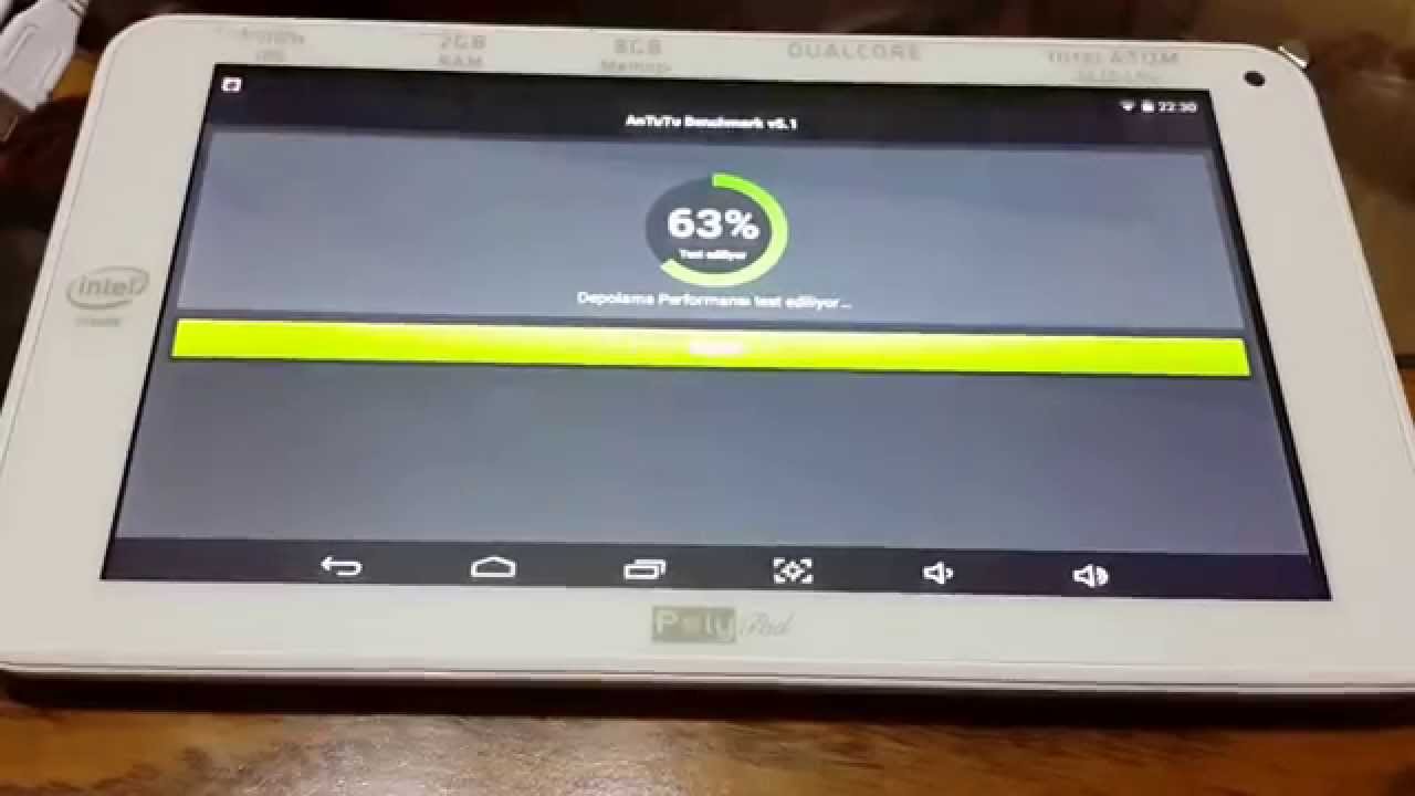 PolyPad i7 Pro tablet antutu benchmark testi YouTube