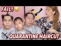 QUARANTINE HAIRCUT! NA-MURDER KO BUHOK NILA LAPTRIP SOBRA! | Candy Inoue ♥️