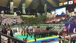 Lagu Kebangsaan Indonesia Raya pada 18Th Asian Games Invitation Tournament Pencak Silat 2018
