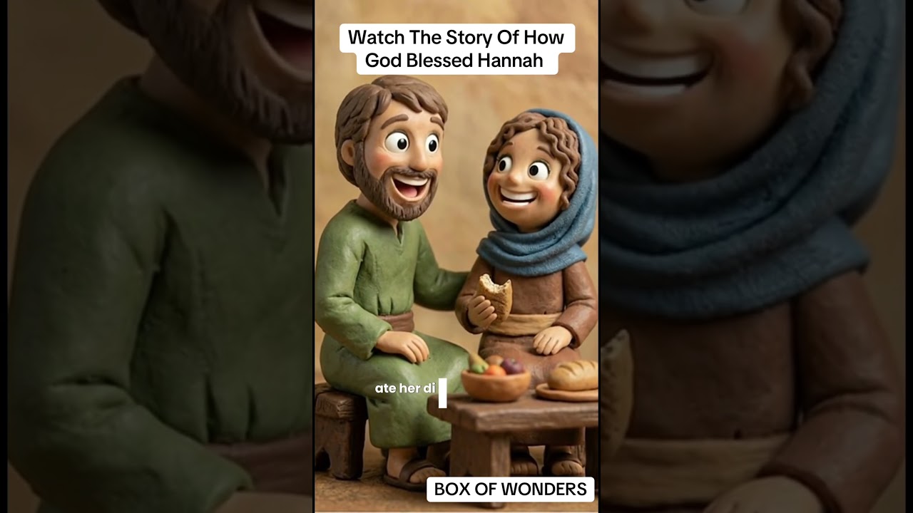 Hannah the woman God blessed with a child after years of insults. #biblestory #cartoon #biblestories
