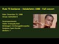 Flute ts sankaran  kalakshetra 1988  full concert