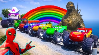 GTA V FNAF, THE AMAZING DIGITAL CIRCUS, POPPY PLAYTIME CHAPTER 3 Join in Epic New Stunt Racing Game