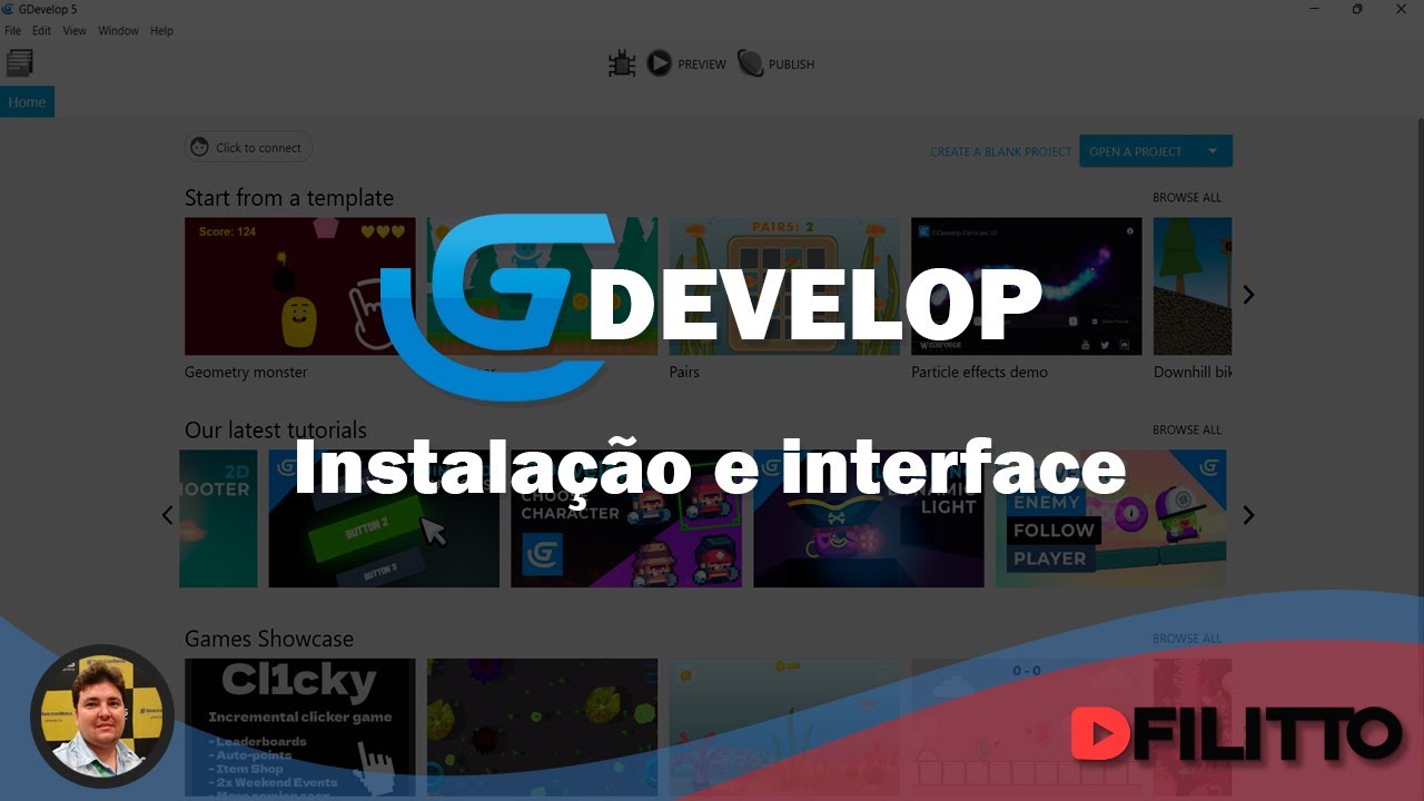 Gdevelo  Ferramenta de desenvolvimento de jogos gratuita