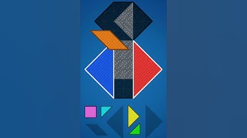 🧩Tangram Puzzle Challenge!🧩[182] #puzzle #TangramChallenge #tangram #brainteaser #braintestsolution