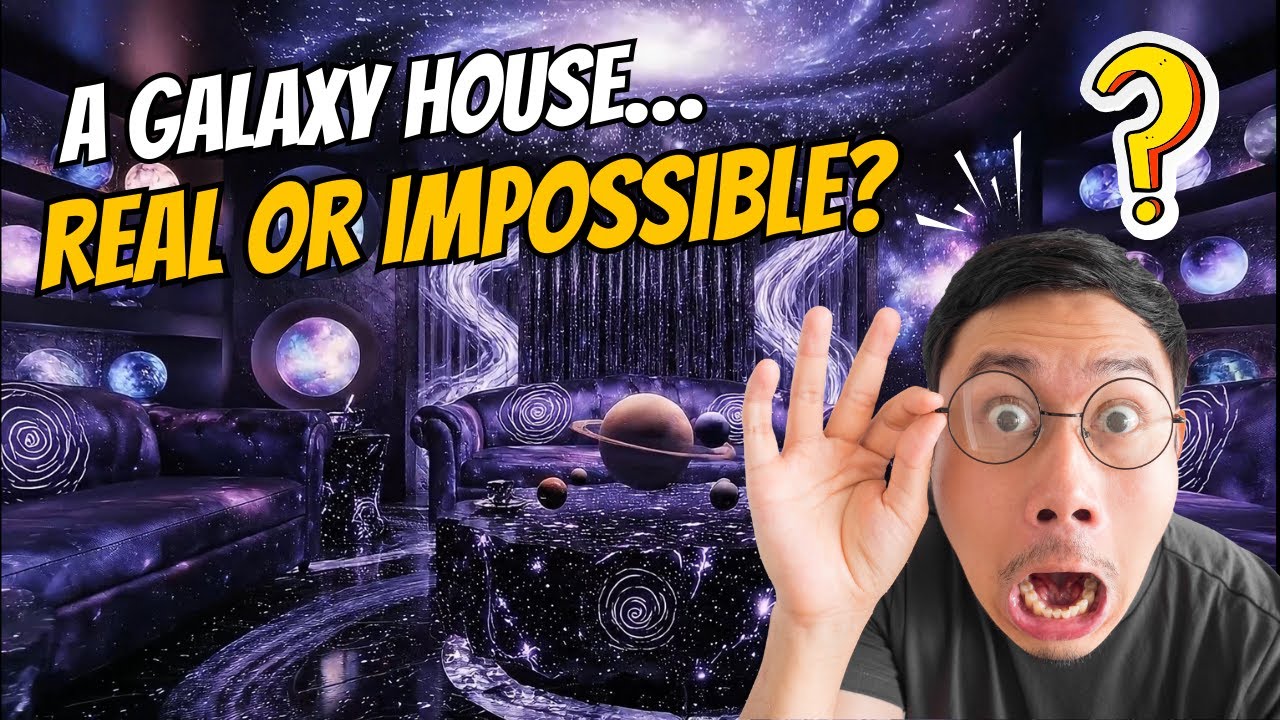 Galaxy House | A Luxury Home Among the Stars in 4K Fantasy