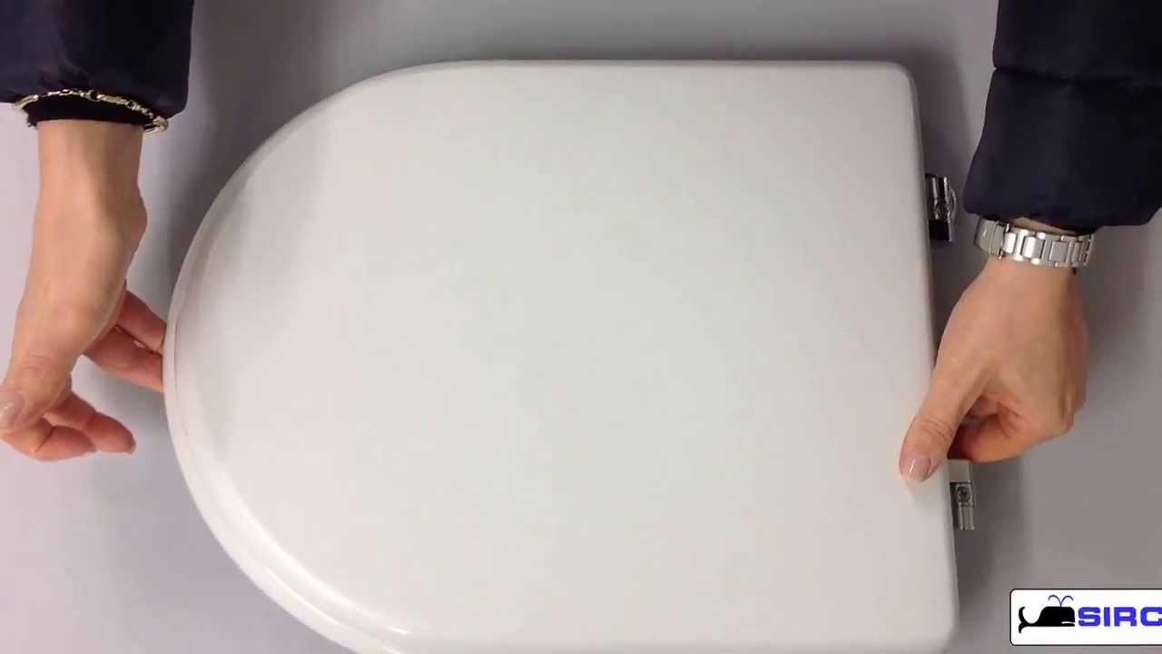 Sedile Copriwater Ideal Standard Serie Esedra Colore Bianco Europeo