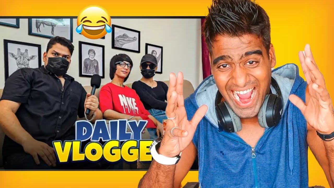 HARSH RAJPUT DAILY VLOGGER FUNNY REACTION | SenStyle Fun 😂