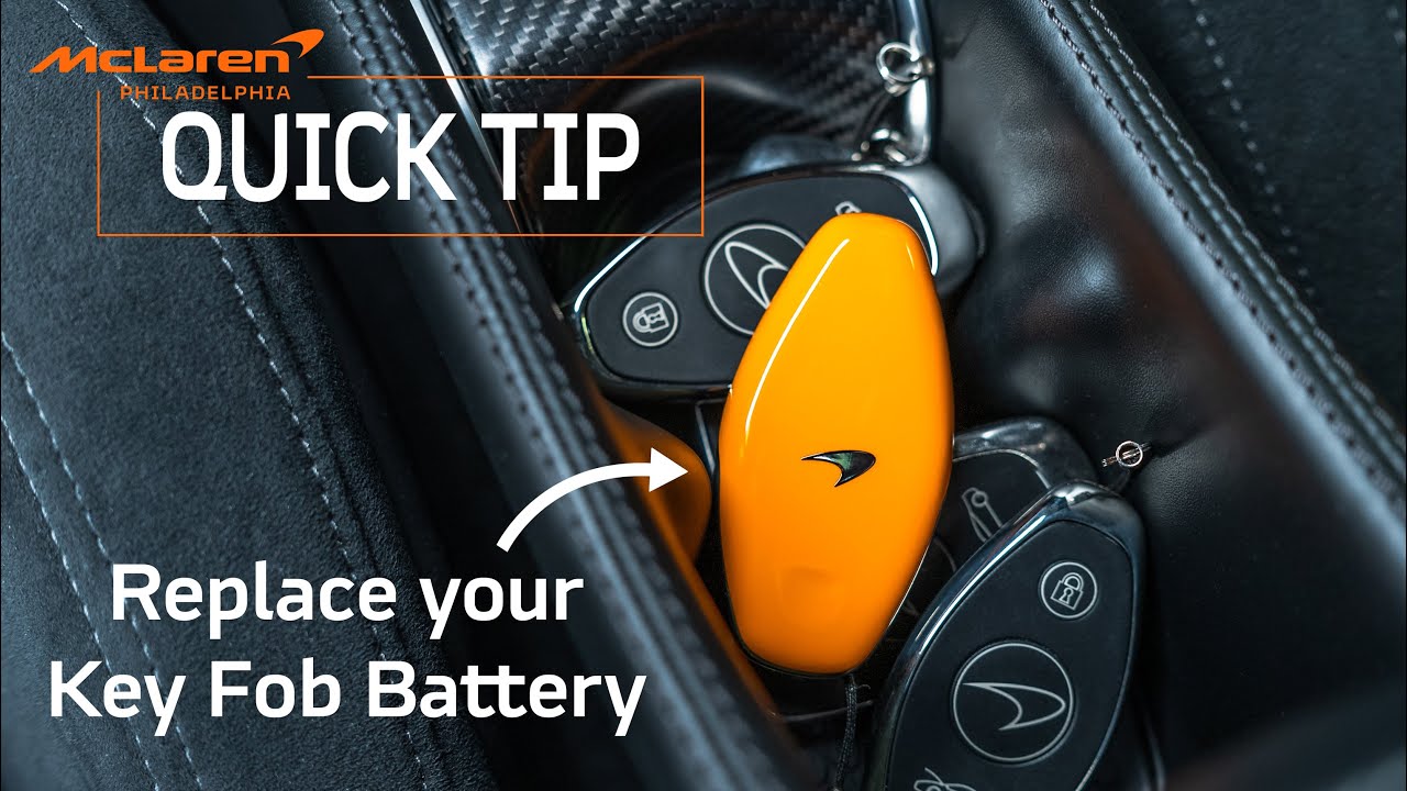 Learn How to Replace the Battery in Your McLaren Key Fob! YouTube