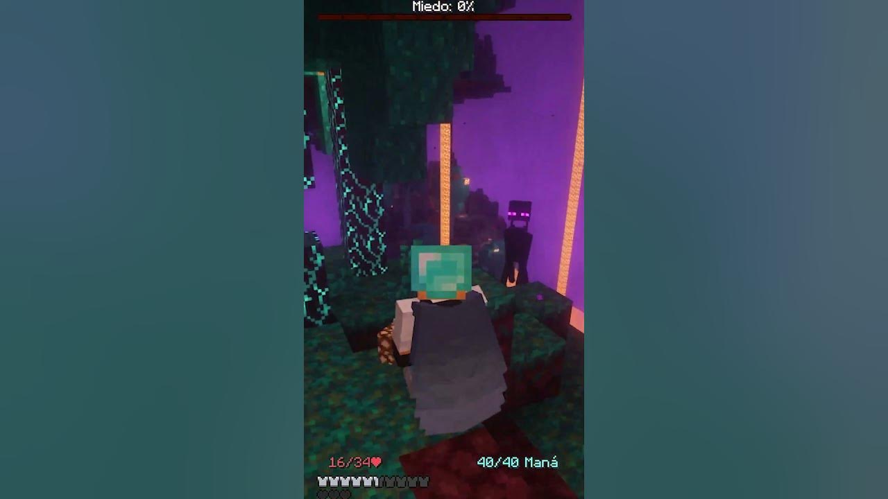 Como recolectar perlas de ender (ender pearls) en el Nether short