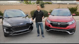 2020 Honda CRV vs 2020 Ford Escape Video Review