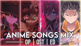 Best Anime Openings & Endings Mix (+OSTs) #3 | Full Songs