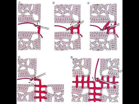Как правильно соединять квадратные мотивы связанные крючком