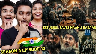 Ertugrul Ghazi Urdu Season 4 Episode 12 | Ertugrul Saves Hanli Bazar | Ertugrul Return in Season 4